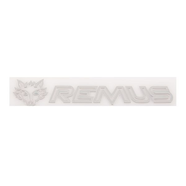 Шильдик металлопластик SW "REMUS" Серый 150*25мм (наклейка)