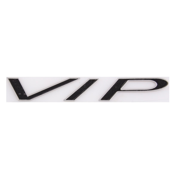 Шильдик металлопластик SW "VIP" Черный 140*30мм (наклейка)