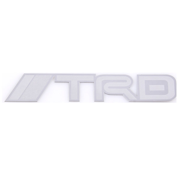 Шильдик металлопластик SW "TRD 1" Серый (Наклейка) 150*25мм