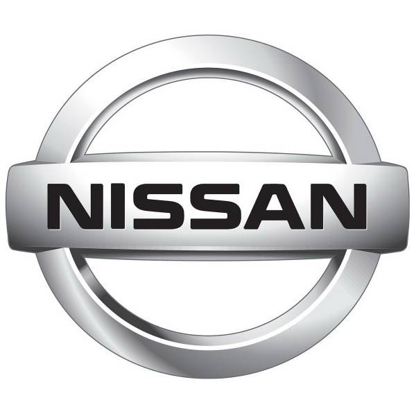 Эмблема хром SW Nissan средняя 88x75мм (скотч)