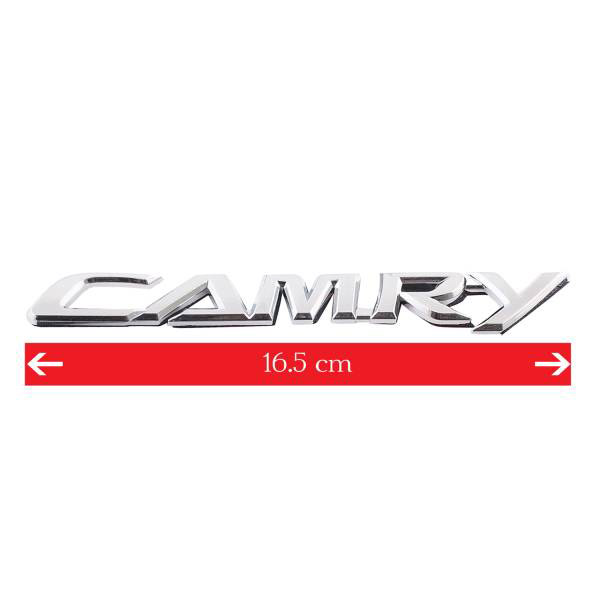 Шильдик металлопластик SW "CAMRY" 155*20мм (скотч)