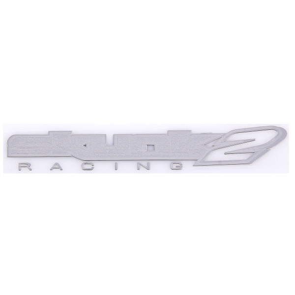 Шильдик металлопластик SW "SKUNK RACING 2" Серый 150*35мм (наклейка)