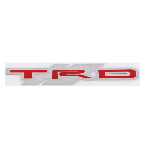 Шильдик металлопластик SW "TRD" Красный 150*25мм (наклейка)