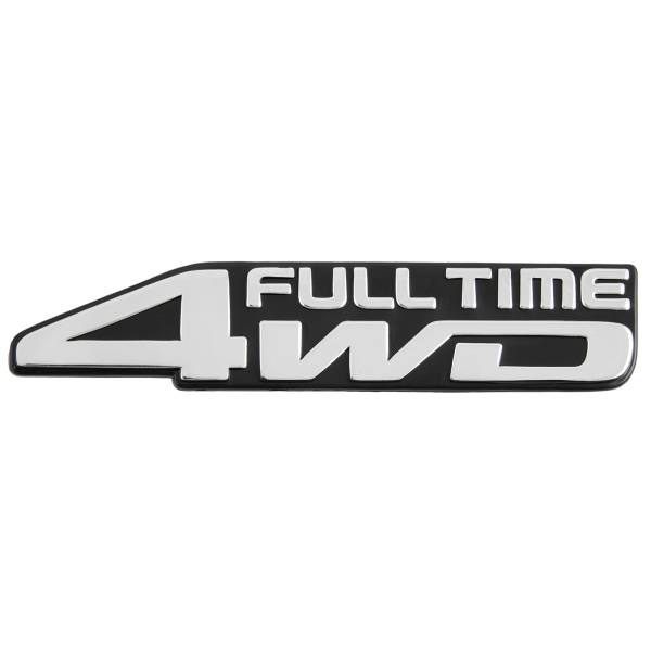 Шильдик металлопластик SW "4WD Full Time" 170*35мм (скотч)