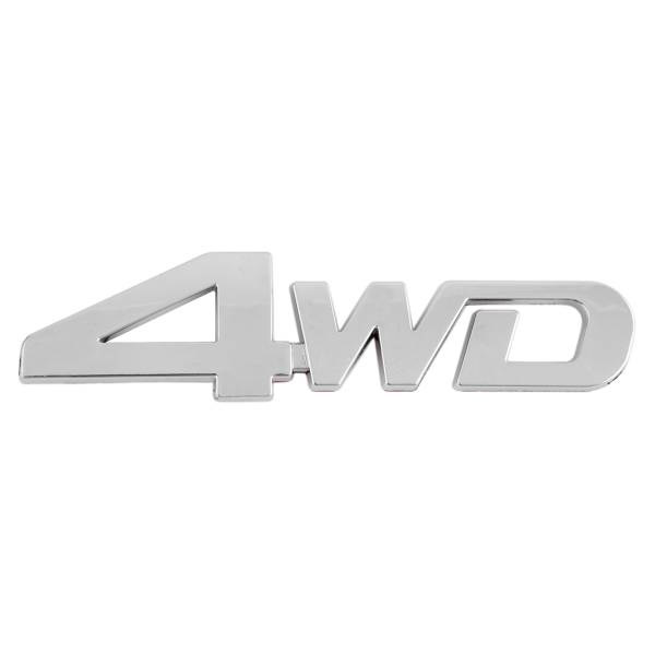 Шильдик металлопластик SW "4WD" 130*32мм (скотч)