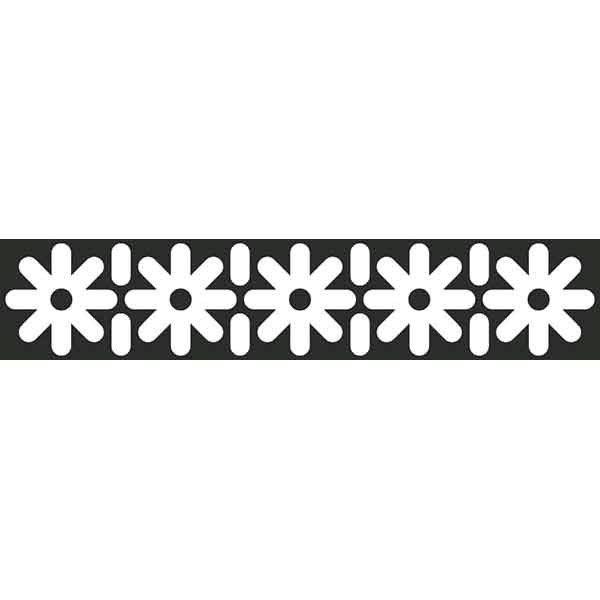 Наклейка БЛИКЕР термо плоттер Узор №3 светоотр (50х200) цвет серебро (упак 1шт) SKYWAY