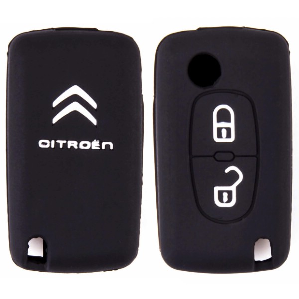 Чехол на ключ автомобильный SW силиконовый CITROEN(2 кнопки)