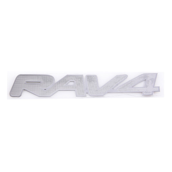 Шильдик металлопластик SW "RAV4" Серый 150*20мм (наклейка)