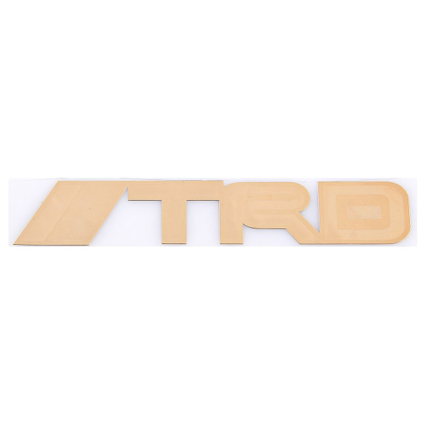Шильдик металлопластик SW "TRD 1" Желтый 150*25мм (наклейка)