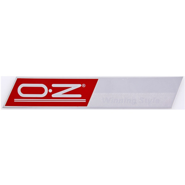 Шильдик металлопластик SW "OZ" Красный 130*20мм (наклейка)