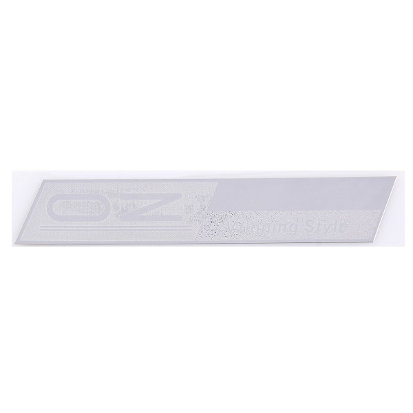 Шильдик металлопластик SW "OZ" Серый 130*20мм (наклейка)