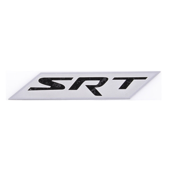 Шильдик металлопластик SW "SRT" Черный 140*25мм (наклейка)