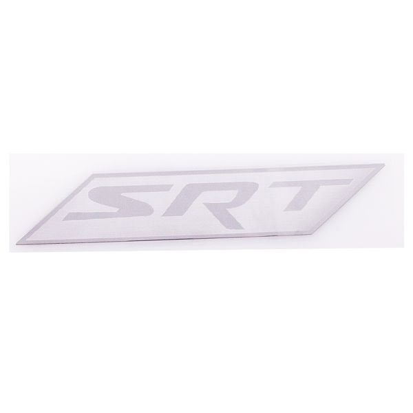 Шильдик металлопластик SW "SRT" Серый 140*25мм (наклейка)