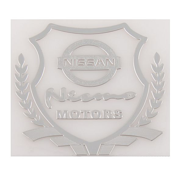 Шильдик металлопластик SW "NISMO MOTORS" 50*45мм (наклейка)