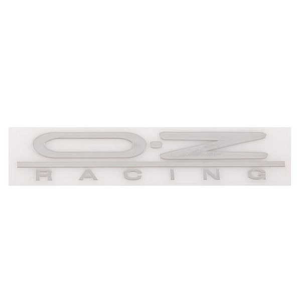 Шильдик металлопластик SW "OZ RACING" Серый 150*20мм (наклейка)