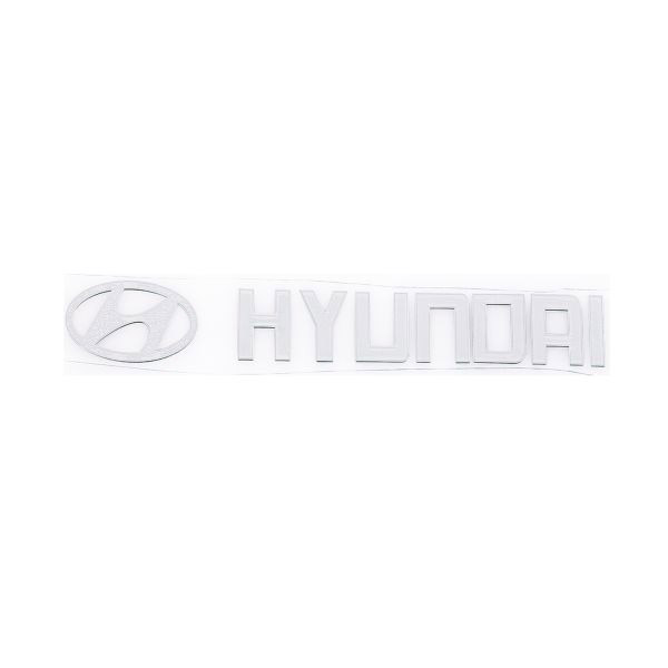 Шильдик металлопластик SW "HYUNDAI" 150*25мм (наклейка)