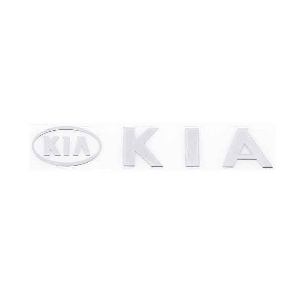 Шильдик металлопластик SW "KIA" 150*20мм (наклейка)