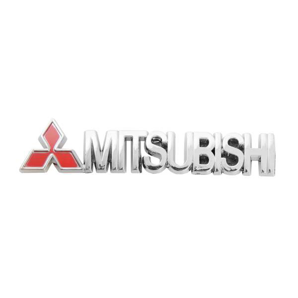 Шильдик металлопластик SW "MITSUBISHI" + эмблема 90*20мм (скотч)