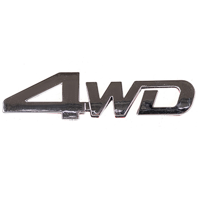 Шильдик металлопластик SW "4WD" 125*35мм (скотч)