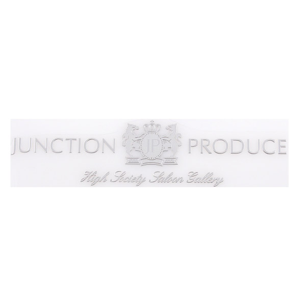 Шильдик металлопластик SW "JUNCTION PRODUCE" Серый 140*30мм (наклейка)