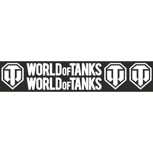 Наклейка БЛИКЕР термо плоттер World of tanks (50х250) цвет серебро (упак 1шт) SKYWAY