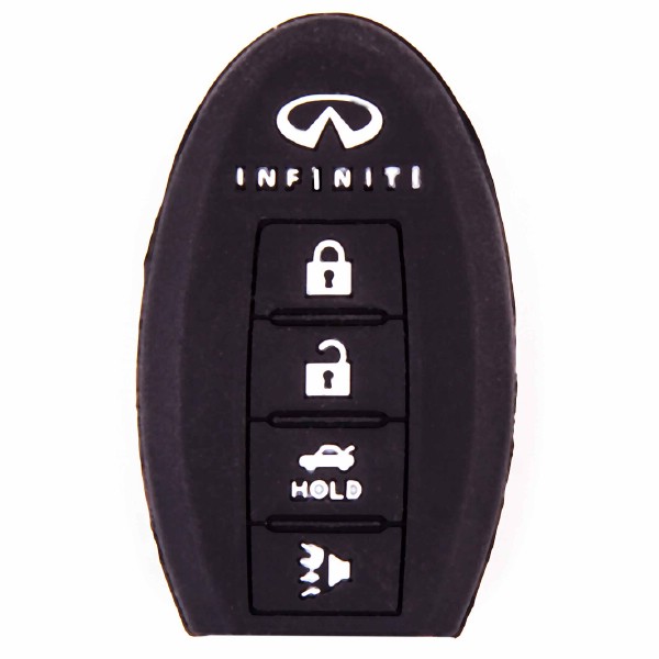 Чехол на ключ автомобильный SW силиконовый INFINITI(4 кнопки)