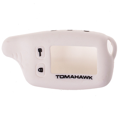 Чехол на сигнализацию TOMAHAWK TW9010,9020,9030 силиконовый SW Белый