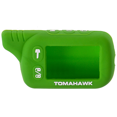 Чехол на сигнализацию TOMAHAWK TZ9010,9020,9030 силиконовый SW Зеленый