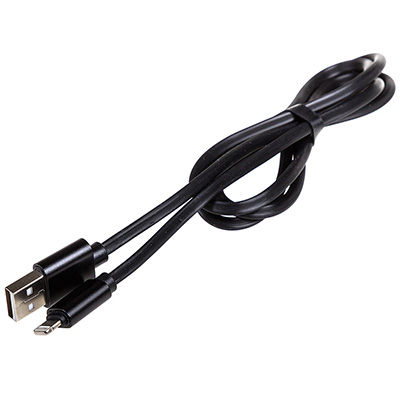 Кабель USB - Lightning 6.5А быстрая зарядка 1м  SKYWAY Черный в коробке