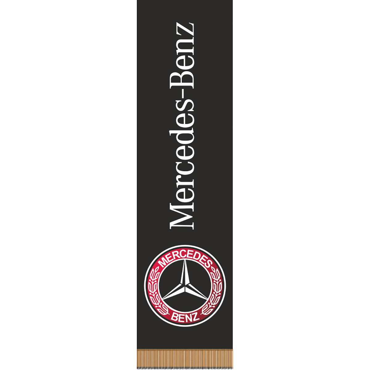 Вымпел прямоугольный Mersedes-Benz фон черный (200х55) цветной (1шт)  SKYWAY: фото, описание, купить. Интернет-магазин 3DAvto.ru