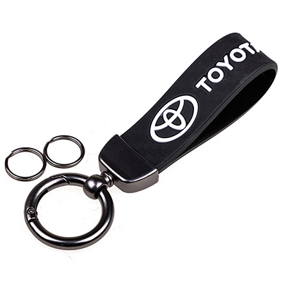Брелок силикон/металлический SW с кольцом Toyota