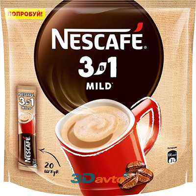 Кофейный напиток Nescafe 3в1 мягкий