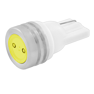 Автолампа диод T10 (W5W) 12V  1 SMD 1-конт радиатор Белая SKYWAY EXTRA LIGHT комп.2 шт габарит/стоп/салон/номер