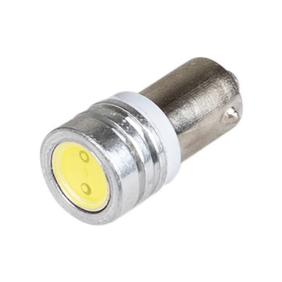 Автолампа диод  T8,5 (T4W) 12V  1 SMD BA9s 1-конт Белая SKYWAY комп.2 шт габарит/стоп/салон/номер